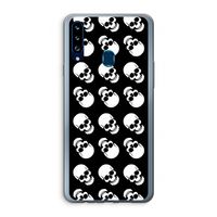 Musketon Skulls: Samsung Galaxy A20s Transparant Hoesje Musketon Skulls: Samsung Galaxy A20s Transparant Hoesje