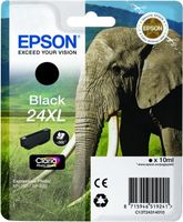 Epson Elephant Singlepack Black 24XL Claria Photo HD Ink - thumbnail