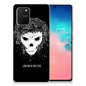 Silicone Back Case Samsung Galaxy S10 Lite Skull Hair