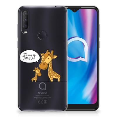 Alcatel 1S (2020) Telefoonhoesje met Naam Giraffe Alcatel 1S (2020) Telefoonhoesje met Naam Giraffe