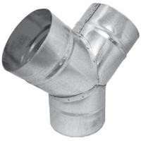 Y-stuk (broekstuk) Voor Spirobuis Ø315mm Met 45º Aftakkingen Ø250mm