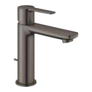 GROHE Lineare waterbesparende wastafelkraan s-size met waste brushed hard graphite 32114AL1