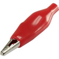 TRU COMPONENTS 93038c31 Krokodillenklem Rood Lengte: 35 mm 1 stuk(s)