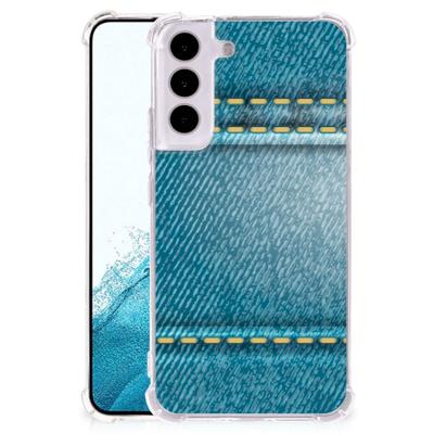 Samsung Galaxy S22 Anti Shock Bumper Case Jeans Samsung Galaxy S22 Anti Shock Bumper Case Jeans