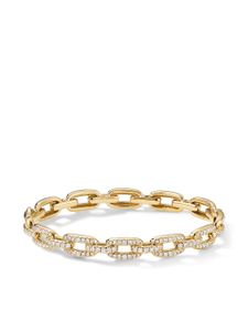 David Yurman bracelet Stax Chain Link en or 18ct pavé de diamants (7 mm)