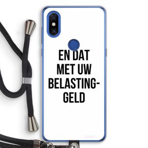 Belastinggeld: Xiaomi Mi Mix 3 Transparant Hoesje met koord