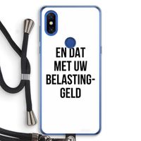 Belastinggeld: Xiaomi Mi Mix 3 Transparant Hoesje met koord