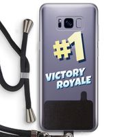 Victory Royale: Samsung Galaxy S8 Transparant Hoesje met koord