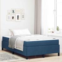 Boxspring bed Blauw en Zwart 120 x 190 cm