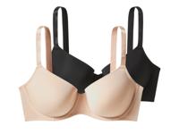 esmara Set van 2 dames-BH&apos;s - Plus size (Zwart/beige, 95D)
