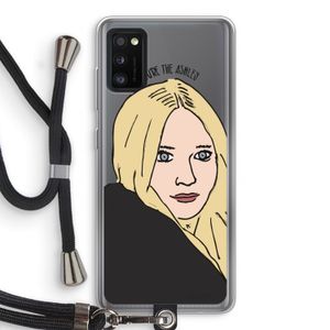 Ashley: Samsung Galaxy A41 Transparant Hoesje met koord
