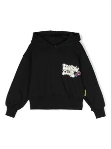 Barrow kids hoodie à logo strassé - Noir