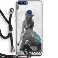 I will not feel a thing: Huawei P Smart (2018) Transparant Hoesje met koord