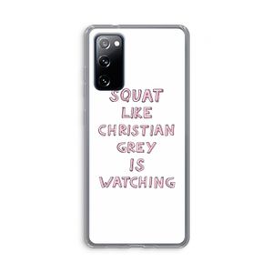 Christian Grey: Samsung Galaxy S20 FE / S20 FE 5G Transparant Hoesje