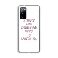 Christian Grey: Samsung Galaxy S20 FE / S20 FE 5G Transparant Hoesje