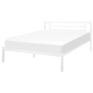 Beliani - CUSSET - Tweepersoonsbed - Wit - 140 x 200 cm - Metaal