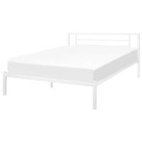 Beliani - CUSSET - Tweepersoonsbed - Wit - 140 x 200 cm - Metaal