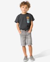 HEMA Kindershort Jogdenim Grijs (grijs)