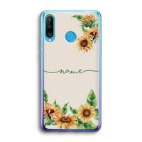 Zonnebloemen: Huawei P30 Lite Transparant Hoesje