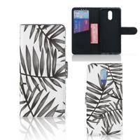 Nokia 2.3 Hoesje Leaves Grey