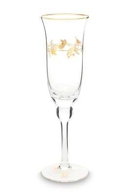 Pip Studio Champagneglas Love Birds Goud