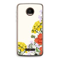 Wilde bloemen: Motorola Moto Z Force Transparant Hoesje