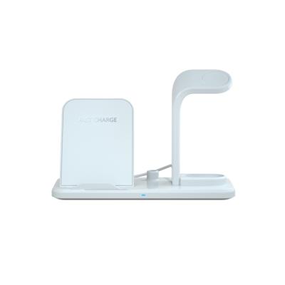 N35 3 in 1 gescheiden ontwerp snelle draadloze oplader voor iPhone Apple Watch AirPods (wit)
