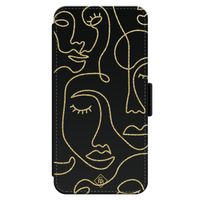 iPhone 14 Pro flipcase - Abstract faces iPhone 14 Pro flipcase - Abstract faces