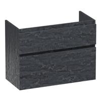 Brauer Delight - Onderkast Ondiep - 80 cm - met 2 Softclose Lades Greeploos en 1 Sifon Uitsparing - Damascus