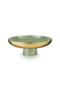 Pip Studio Lage Schaal Metaal Middengroen 12.5cm