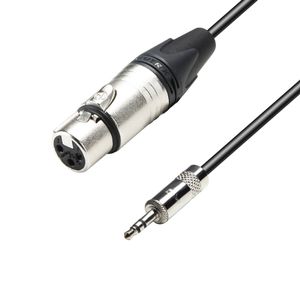 Adam Hall K5MYF0300 XLR female naar mini-jack stereo 3m