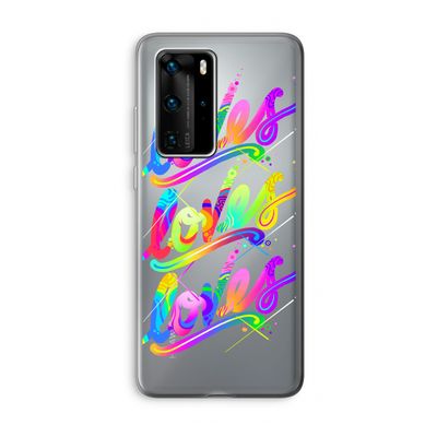 Loves: Huawei P40 Pro Transparant Hoesje