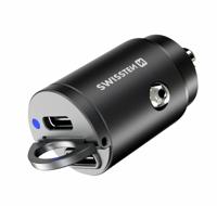 Swissten Autolader - 2 poorten - Snellader - 45W - 2x USB-C - Zwart Swissten Autolader - 2 poorten - Snellader - 45W - 2x USB-C - Zwart