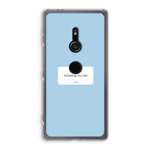 Reminder: Sony Xperia XZ2 Transparant Hoesje