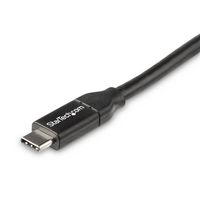 StarTech.com USB-C naar USB-C kabel met 5A/100W Power Delivery M/M 50 cm USB 2.0 USB-IF certificatie - thumbnail