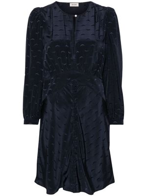 Zadig&Voltaire robe Rhodri à ailes en jacquard - Bleu