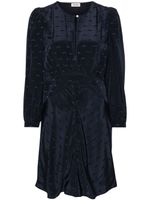 Zadig&Voltaire robe Rhodri à ailes en jacquard - Bleu - thumbnail