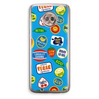 Fruitsticker: Motorola Moto G6 Transparant Hoesje