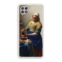 The Milkmaid: Samsung Galaxy A22 4G Transparant Hoesje