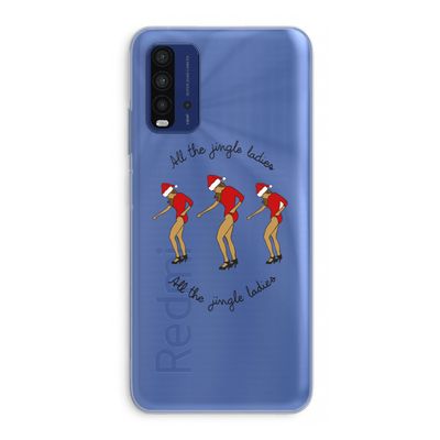 Jingle Ladies: Xiaomi Redmi 9T Transparant Hoesje