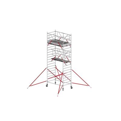 Altrex RS TOWER 52 rolsteiger | 7.20 m | 1.35 m | 2.45 m Fiber-Deck platform | Safe-Quick + schoren - TX525014