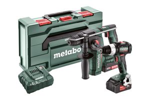 Metabo Combo-set 2.5.2 snoerloze machines BS 18 LT BL + BH 18 LTX | 18v 2,0 Ah/4.0Ah - 685182000