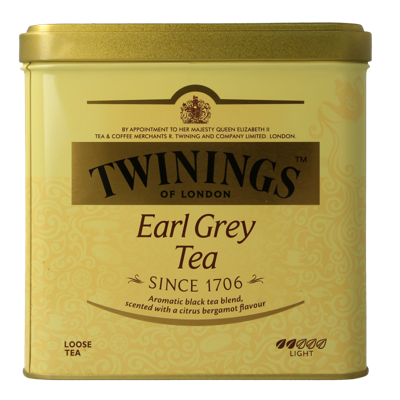 Twinings Earl grey blik 500 Gram Twinings Earl grey blik 500 Gram