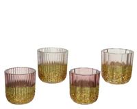 Theelichthouder glas d9h9.40cm a4 - Ksd