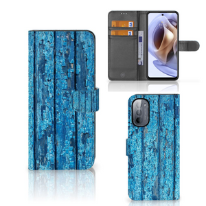 Motorola Moto G31 | G41 Book Style Case Wood Blue