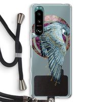 Golden Falcon: Sony Xperia 5 III Transparant Hoesje met koord
