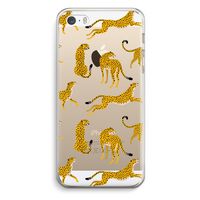 Luipaard: iPhone 5 / 5S / SE Transparant Hoesje
