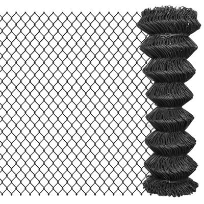Gaashek 25x1,25 m staal grijs