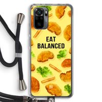 Eat Balanced: Xiaomi Redmi Note 10 Pro Transparant Hoesje met koord
