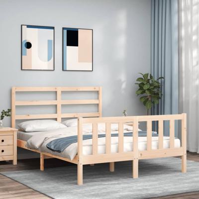 Bedframe zonder matras massief grenenhout 120x200 cm